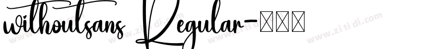 withoutsans Regular字体转换